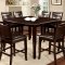 Woodside II Counter Ht Dining Room Set 7Pc CM3024PT in Espresso