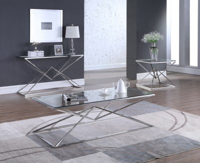 Vanessa Coffee Table 233 by Meridian w/Glass Top & Options