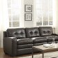 Urich Sofa 8422 in Leather Match by Homelegance w/Options