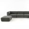 Hawthorn Sectional Sofa & Ottoman Set 2388 in Grey Fabric by VIG