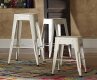 Amara 5035WHT Metal Stool Set of 4 Choice of Height Homelegance