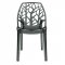 Cornelia Set of 4 Dining Chairs C18TBL in Black by LeisureMod