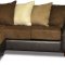 Scatter Back Modern Sectional Sofa W/Oversized Back Pillows