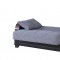 La Reina Sofa Bed in Gray Fabric by Casamode w/Options