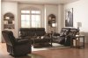 Zimmerman Motion Sofa 60171 in Dark Brown by Coaster w/Options