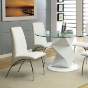 CM8335WH-T-48 Halava II Dining Table in White w/Optional Chairs