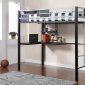 CM-BK1027 Clifton Loft Bed w/Workstation & Optional Side Ladder