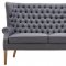 Abe Loveseat TOV-S2063 in Grey Linen by TOV Furniture w/Options