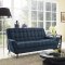 Response EEI-1788 Sofa in Azure Fabric by Modway w/Options