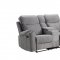 Aulada Motion Sofa 56900 in Gray Fabric by Acme w/Options