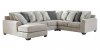 Ardsley Sectional Sofa 39504 in Pewter Fabric by Ashley