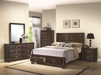 Bryce 203471 Bedroom in Cappuccino by Coaster w/Options [CRBS-203471 Bryce]