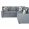 Hybrid Sectional Sofa in Aluna Dusk Fabric by Klaussner