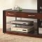 700679 TV Console in Warm Brown by Coaster w/TV Mount