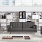 Chicago Sofa Bed in Grey Fabric by ESF w/Optional Chair