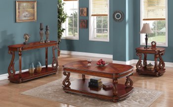 702938 Coffee Table in Dark Cherry by Coaster w/Options [CRCT-702938]