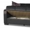 Uptown Sofa Bed in Black PU by Casamode w/Options