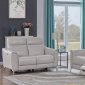 Alberta Power Recliner Sofa 602494P in Light Grey by Coaster