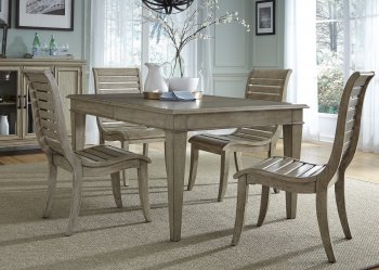 Grayton Grove Dining Table 5Pc Set 573-DR - Driftwood by Liberty [LFDS-573-DR-5LTS Grayton Grove]