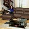 Espresso Fabric Compass Modular Sectional Sofa w/Options