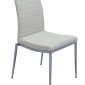 Zoe Dining Chairs Set of 2 in White, Black or Brown - Whiteline