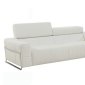 Nalah Sofa & Loveseat Set in White Leather by Whiteline