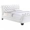 Kate Bed in White Faux Leather by Modway