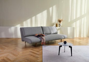 Unfurl Lounger Sofa Bed in Ash Gray 533 by Innovation [INSB-Unfurl Lounger-533 Ash Gray]