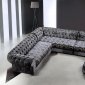 0669 Metropolitan Sectional Sofa in Grey Fabric by VIG