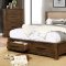 Coney Bedroom FOA7881 in Walnut & Tan w/Options