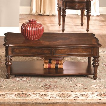 Andalusia 3Pc Coffee & End Table Set 259-OT in Cherry by Liberty [LFCT-259-OT-Andalusia]