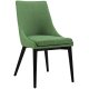 Viscount Dining Chair Set of 2 in Green Fabric by Modway