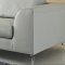 Angela Chair in Gray Leather by Whiteline Imports