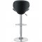 Saddleback Bar Stool Set of 4 EEI-635 in Black by Modway