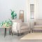 Tilly Sofa & Loveseat Set 509901 in Oatmeal Fabric by Coaster