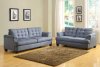 St. Charles 9736 Sofa - Homelegance - Blue Grey Fabric w/Options