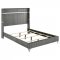 Lucia Bedroom Set 5Pc 224991 in Gray & Black by Coaster