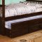 CM-BK458T-EXP University II Twin/Twin Bunk Bed in Dark Walnut