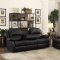 Clarkdale Recliner Sofa 9928BLK in Black by Homelegance