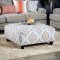 Talluhah Sofa SM8130 in Gray Woven Fabric w/Options