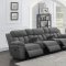 Bahrain Motion Sofa 609541 Charcoal by Coaster w/Options