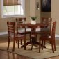 2457 Wayland 5Pc Dining Set by Homelegance in Antique Oak