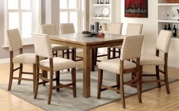 Melston II CM3531PT 7Pc Counter Height Dinette Set w/Options [FADS-CM3531PT-Melston II]