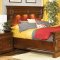 Mahogany Finish Traditional Storage Bed w/Optional Case Goods