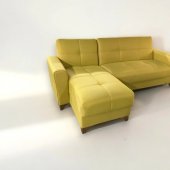 Tina Mustard Sectional Sofa in Fabric by Bellona