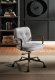 Siecross Office Chair 93172 in White Top Grain Leather by Acme