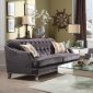 Helenium Sofa 50215 in Gray Chenille Fabric by Acme w/Options