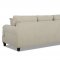 Alexa Sofa in Cream Fabric by Klaussner w/Options