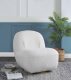 Yedaid Accent Chair AC00231 in White Teddy Sherpa by Acme