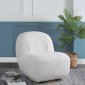 Yedaid Accent Chair AC00231 in White Teddy Sherpa by Acme